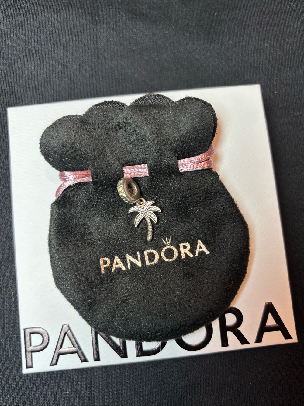 Pandora Sparkling Palmtree charm